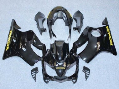 Comprar Carenados Moto Honda CBR600 F4i 2004-2007 - Negro Brillante Oro Calcomanías