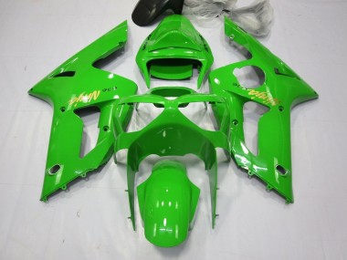 Comprar Carenados Moto Kawasaki ZX6R 2003-2004 - Verde Oro Calcomanía