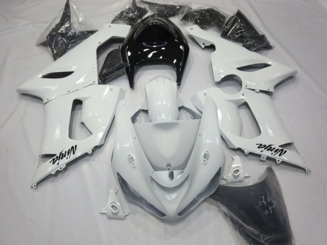Comprar Carenados Moto Kawasaki ZX6R 2005-2006 - Blanco Negro