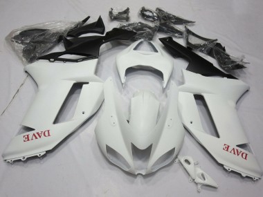 Comprar Carenados Moto Kawasaki ZX6R 2007-2008 - Blanco Mate Rojo