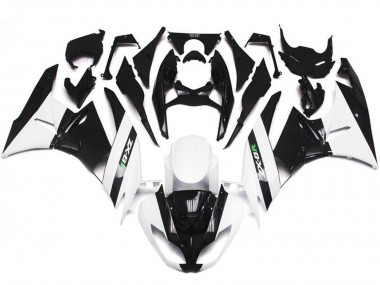 Comprar Carenados Moto Kawasaki ZX6R 2009-2012 - Blanco Negro Brillante