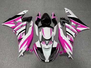 Comprar Carenados Moto Kawasaki ZX6R 2009-2012 - Blanco Rosa Negro