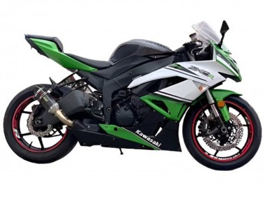 Comprar Carenados Moto Kawasaki ZX6R 2009-2012 - Blanco Verde Negro