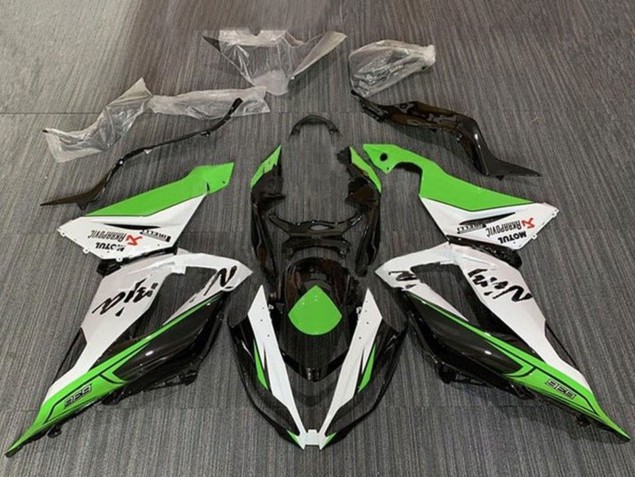 Comprar Carenados Moto Kawasaki ZX6R 2013-2018 - Verde Blanco Negro