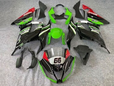 Comprar Carenados Moto Kawasaki ZX6R 2013-2018 - Verde Blanco Negro Rojo Elf 66