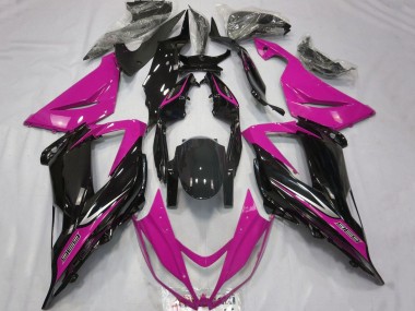 Comprar Carenados Moto Kawasaki ZX6R 2013-2018 - Rosa Negro Brillante