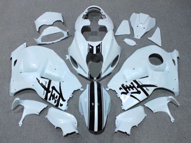 Comprar Carenados Moto Suzuki GSXR 1300 Hayabusa 1996-2007 - Blanco Negro Raya