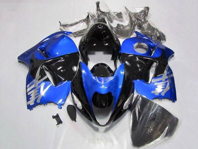 Comprar Carenados Moto Suzuki GSXR 1300 Hayabusa 1996-2007 - Azul Chrome Negro