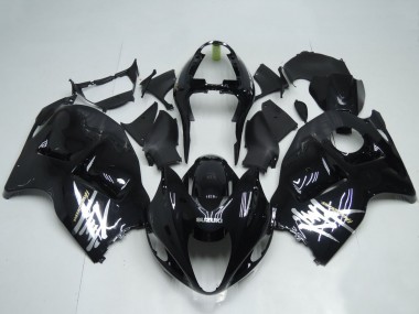 Comprar Carenados Moto Suzuki GSXR 1300 Hayabusa 1996-2007 - Negro Brillante Blanco Calcomanía