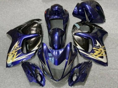 Comprar Carenados Moto Suzuki GSXR 1300 Hayabusa 2008-2020 - Azul Oscuro Negro Oro