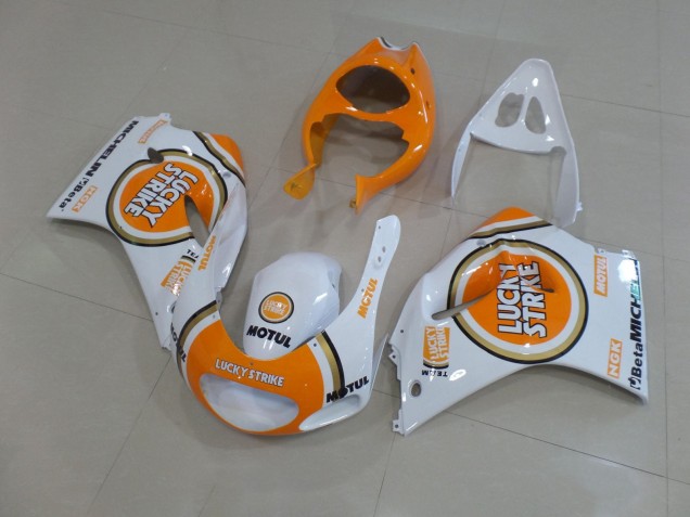 Comprar Carenados Moto Suzuki RGV250 VJ22 1991-1996 - Blanco Naranja Lucky Strike Motul