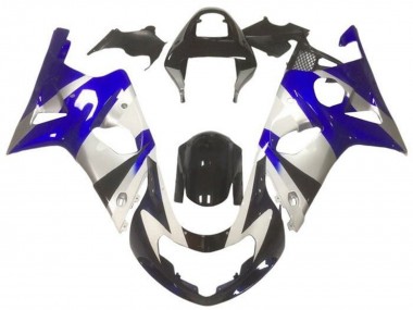 Comprar Carenados Moto Suzuki GSXR1000 2000-2002 - Plata Azul Negro Brillante