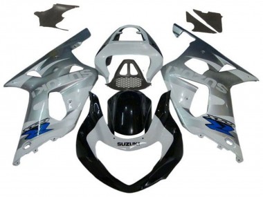 Comprar Carenados Moto Suzuki GSXR1000 2000-2002 - Plata Blanco Negro Brillante Azul
