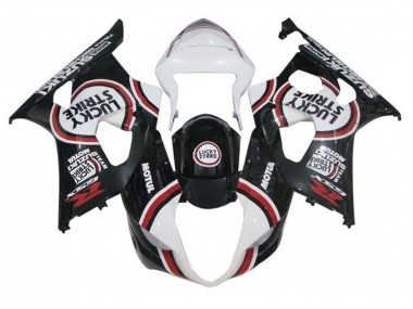 Comprar Carenados Moto Suzuki GSXR 1000 2003-2004 - Blanco Negro Rojo Lucky Strike