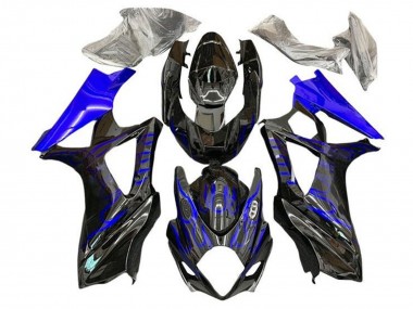 Comprar Carenados Moto Suzuki GSXR 1000 2005-2006 - Negro Azul Llama