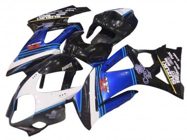 Comprar Carenados Moto Suzuki GSXR 1000 2005-2006 - Negro Brillante Azul Blanco Corona