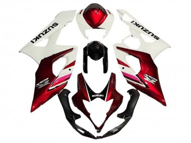 Comprar Carenados Moto Suzuki GSXR 1000 2005-2006 - Blanco Rojo Caramelo Negro