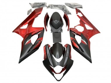Comprar Carenados Moto Suzuki GSXR 1000 2005-2006 - Rojo Caramelo Negro Mate
