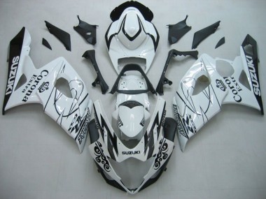 Comprar Carenados Moto Suzuki GSXR 1000 2005-2006 - Blanco Negro Alstare Corona