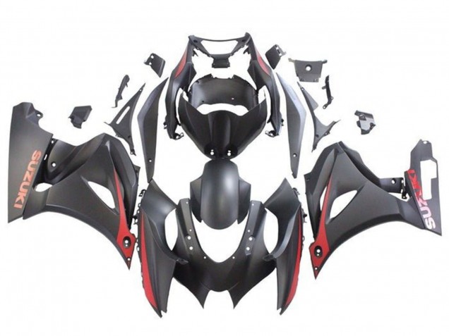 Comprar Carenados Moto Suzuki GSXR1000 2017-2024 - Negro Mate Rojo Mate