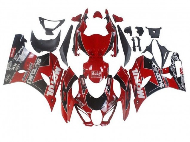 Comprar Carenados Moto Suzuki GSXR1000 2017-2024 - Rojo Blanco Negro Motul