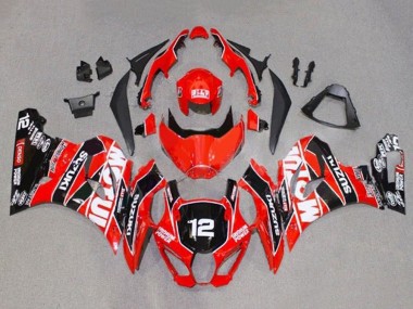 Comprar Carenados Moto Suzuki GSXR1000 2017-2024 - Rojo Blanco Negro Motul 12