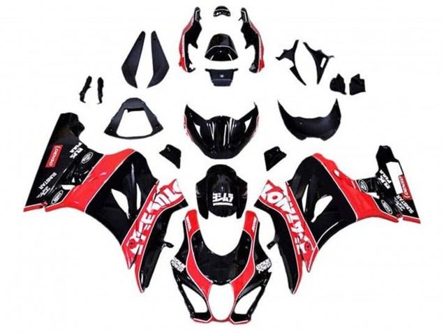 Comprar Carenados Moto Suzuki GSXR1000 2017-2024 - Negro Brillante Rojo Blanco Pinstripe