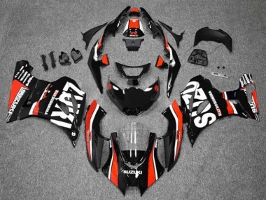 Comprar Carenados Moto Suzuki GSXR1000 2017-2024 - Negro Rojo Blanco Raya