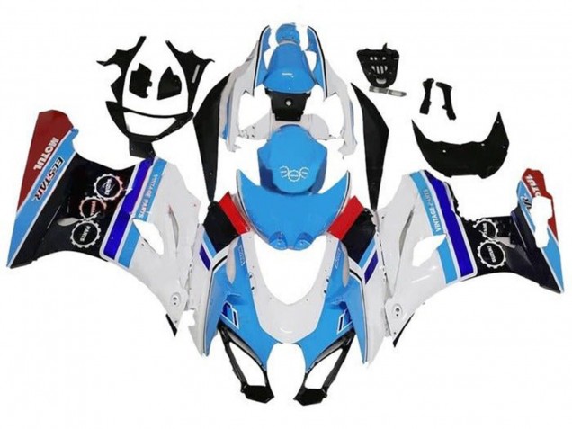 Comprar Carenados Moto Suzuki GSXR1000 2017-2024 - Blanco Azul Raya Rojo