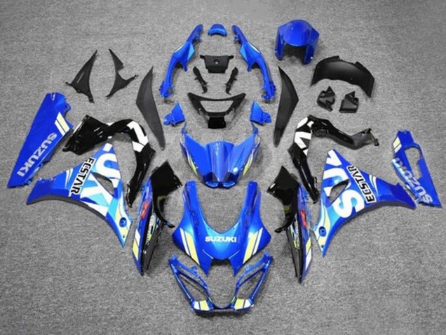 Comprar Carenados Moto Suzuki GSXR1000 2017-2024 - Azul Blanco Ecstar