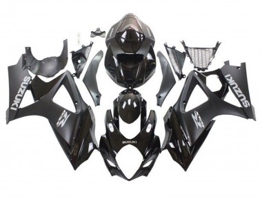 Comprar Carenados Moto Suzuki GSXR 1000 2007-2008 - Negro Brillante Negro Mate Gris