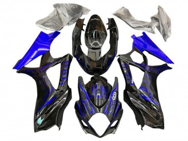 Comprar Carenados Moto Suzuki GSXR 1000 2007-2008 - Negro Azul Llama
