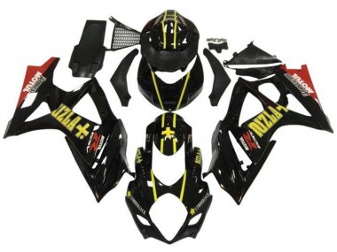 Comprar Carenados Moto Suzuki GSXR 1000 2007-2008 - Negro Amarillo Rojo Rizla
