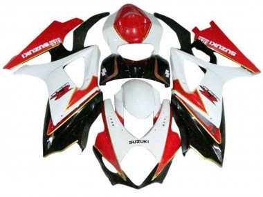 Comprar Carenados Moto Suzuki GSXR 1000 2007-2008 - Blanco Rojo Oro Negro