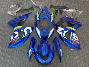 Comprar Carenados Moto Suzuki GSXR 1000 2009-2016 - Azul Neon Verde Blanco Ecstar