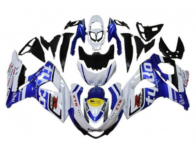 Comprar Carenados Moto Suzuki GSXR 1000 2009-2016 - Blanco Azul Amarillo Negro Tyco