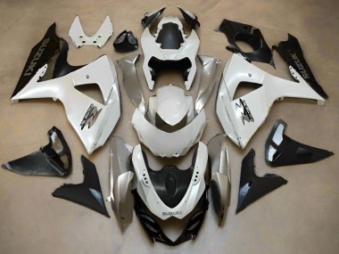 Comprar Carenados Moto Suzuki GSXR 1000 2009-2016 - Blanco Perla Plata Negro Mate