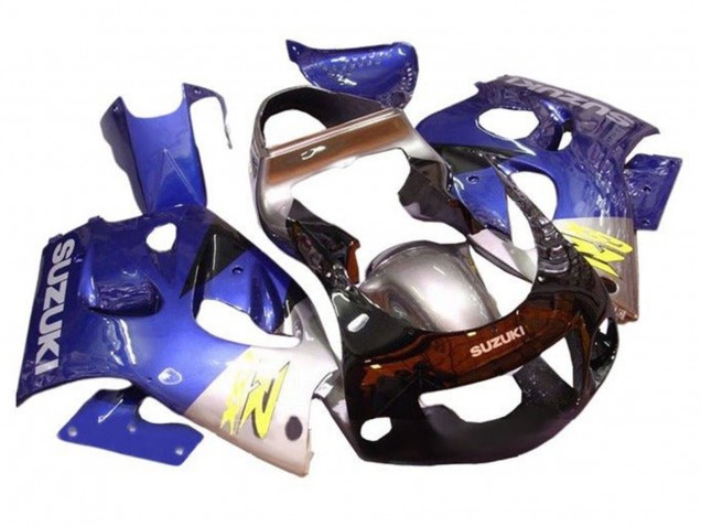 Comprar Carenados Moto Suzuki GSXR 600 / GSXR 750 1996-2000 - Azul Plata Negro