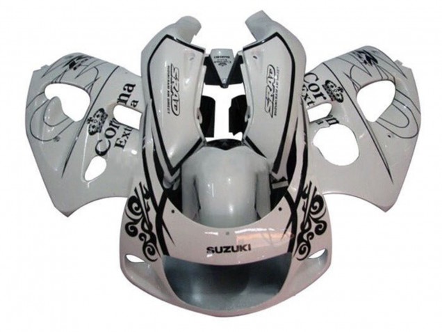 Comprar Carenados Moto Suzuki GSXR 600 / GSXR 750 1996-2000 - Blanco Negro Corona Extra