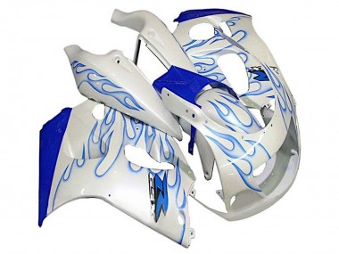 Comprar Carenados Moto Suzuki GSXR 600 / GSXR 750 1996-2000 - Blanco Azul Llama