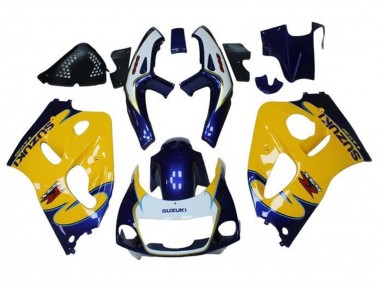 Comprar Carenados Moto Suzuki GSXR 600 / GSXR 750 1996-2000 - Amarillo Azul Tribal