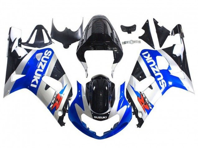 Comprar Carenados Moto Suzuki GSXR 600 / GSXR 750 2001-2003 - Azul Plata Negro Brillante