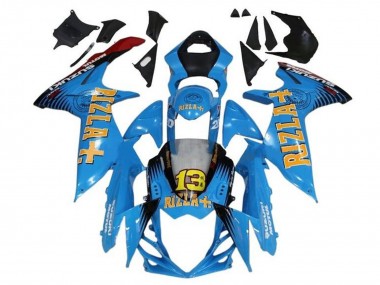 Comprar Carenados Moto Suzuki GSXR 600 / GSXR 750 2011-2024 - Azul Amarillo Rojo Negro Rizla 13