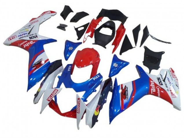 Comprar Carenados Moto Suzuki GSXR 600 / GSXR 750 2011-2024 - Azul Blanco Rojo Motul