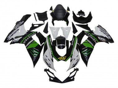 Comprar Carenados Moto Suzuki GSXR 600 / GSXR 750 2011-2024 - Blanco Verde Negro Monstruo 46