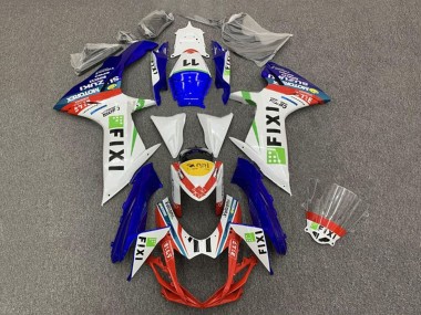 Comprar Carenados Moto Suzuki GSXR 600 / GSXR 750 2011-2024 - Blanco Azul Amarillo Rojo Verde Fixi 11