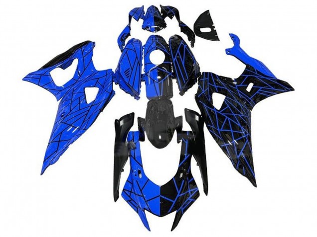 Comprar Carenados Moto Yamaha YZF R7 2021-2024 - Azul Negro Dividir Línea