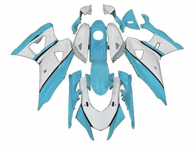 Comprar Carenados Moto Yamaha YZF R7 2021-2024 - Azul Turquesa Blanco
