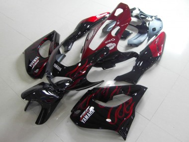 Comprar Carenados Moto Yamaha YZF 1000R Thunderace 1997-2007 - Negro Blanco Rojo Llama
