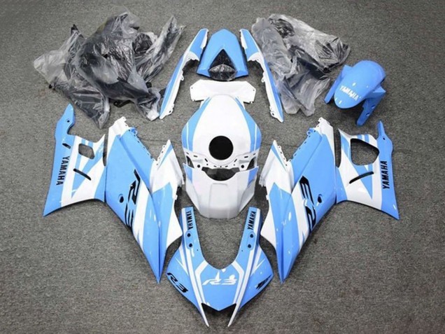 Comprar Carenados Moto Yamaha YZF R3/R25 2019-2021 - Blanco Azul Claro
